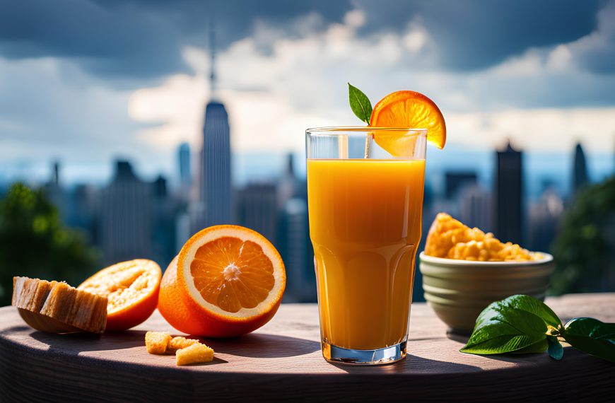 Does orange juice have caffeine