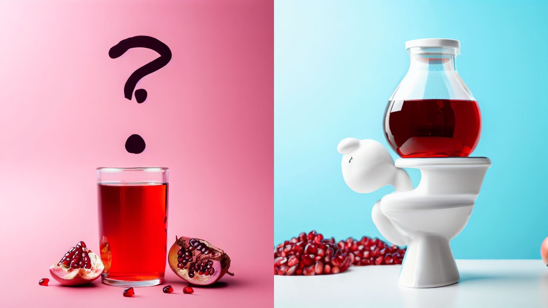 Does pomegranate juice make you poop